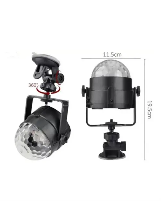 Uzaktan Kumandalı Ses Kontrollü LED Disko Işığı - Parti ve Kulüpler İçin