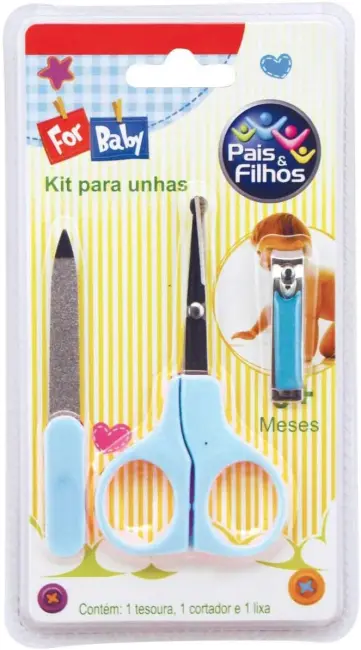 Bebek Tırnak Bakım Seti - Mavi
