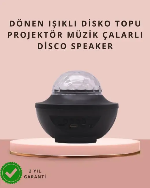 Sesle Aktive Olabilen Uzaktan Kumandalı Ayarlanabilir Galaxy Gece Lambası