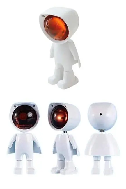 Projeksiyon Güneş Lambası Astronot Gün Batımı Projektör LED Işıklı