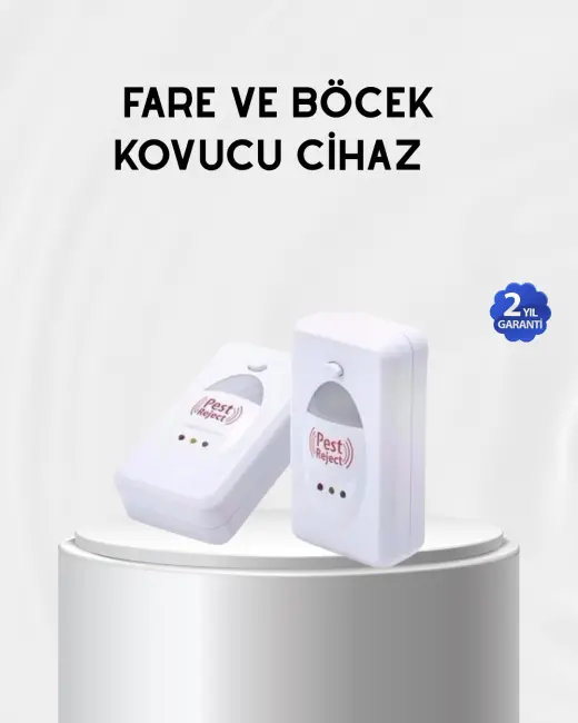 Fare Sivrisinek ve Böcek Kovucu Ultrasonik Cihaz – Güvenli ve Kimyasalsız Çözüm