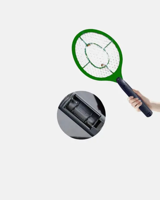 Yüksek Gerilimli Elektronik Sinek Raket – Sessiz Kimyasız ve Güvenli Kullanım