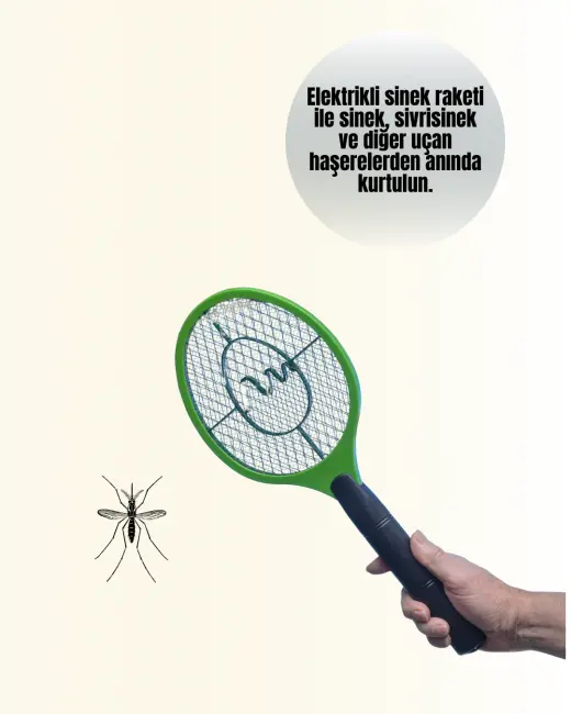 Taşınabilir Elektronik Sinek Kovucu | Balkon Bahçe ve Kamp İçin İdeal