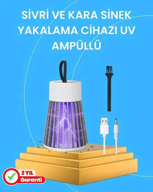 Çocuk ve Evcil Hayvan Dostu Sivrisinek Yakalama Lambası