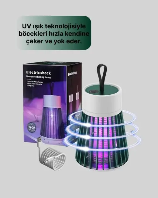 Çocuk ve Evcil Hayvan Dostu Sivrisinek Yakalama Lambası