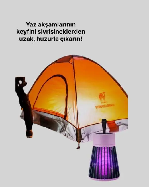 2’si 1 Arada LED Işıklı Elektrikli Böcek Öldürücü