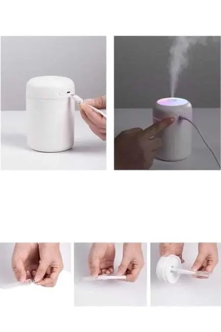 Hava Nemlendirici Ultrasonik Mini Hava Temizleyici Aromaterapi