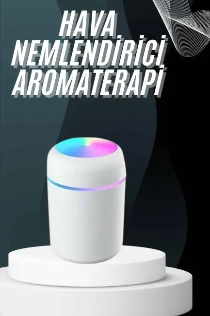 Hava Nemlendirici Buhar Makinesi Led Işıklı USB Dekoratif Nemlendirici