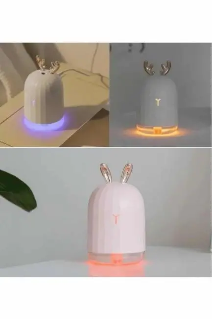Hava Nemlendirici Ultrasonik Aromaterapi Difüzör Tavşan Nemlendirici