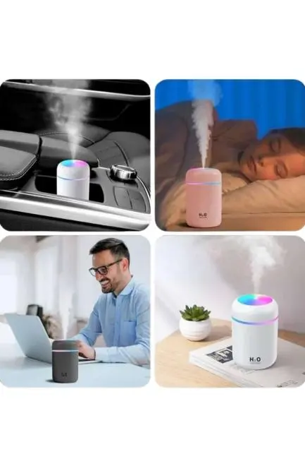 Sevgiliye Hediye Led Işıklı Hava Nemlendirici USB Şarjlı Sevgiliye Özel