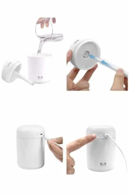 Sevgiliye Hediye Led Işıklı Hava Nemlendirici USB Şarjlı Sevgiliye Özel