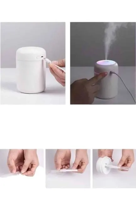 Hava Nemlendirici Ultrasonik Mini Hava Temizleyici Aromaterapi