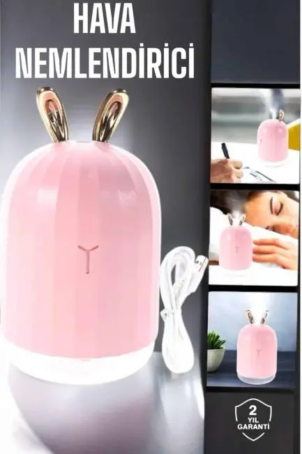 Aromaterapi Hava Temizleyici Buhar Makinesi Taşınabilir Şarjlı
