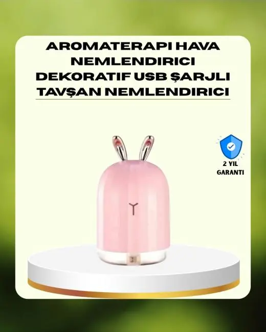 200 ml Ultrasonik Aroma Difüzör ve Hava Nemlendirici Gece Lambalı