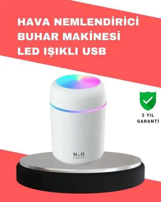 Kompakt Boyutlu Nemlendirici – 30-45ml/h Buhar Kapasiteli