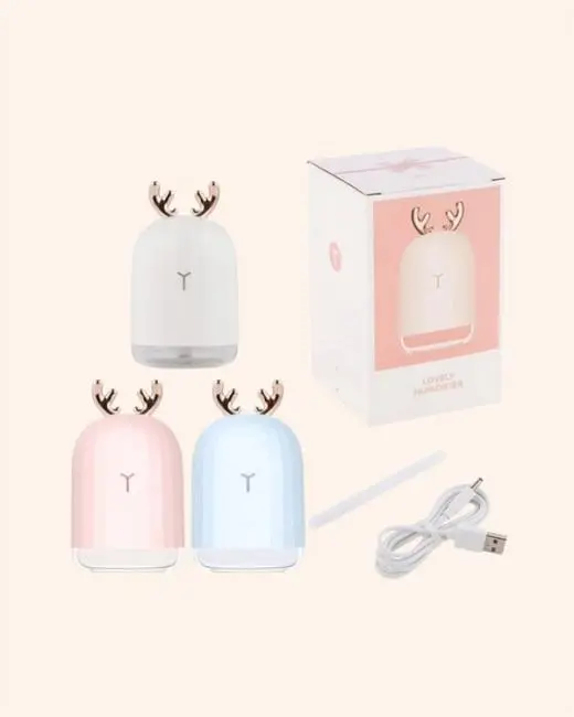 El Tipi USB Mini Soğuk Mist Nemlendirici 220 ml Tank