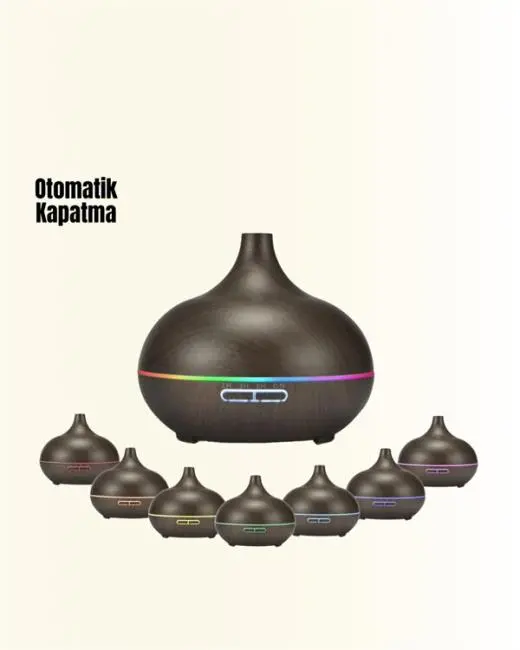 550 ml Kapasiteli Ultrasonik Difüzör – Yağsız Nemlendirici Kullanımıyla Uyumlu