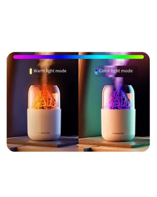 Alev Efektli Ultrasonik Difüzör – Sessiz Çalışma