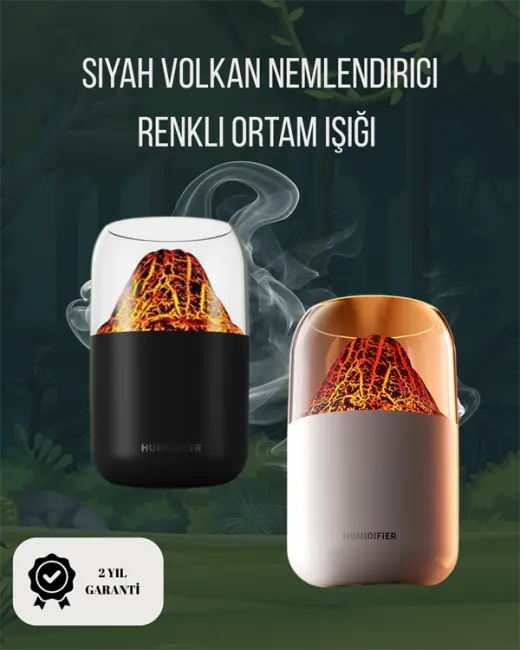 Alev Efektli Ultrasonik Difüzör