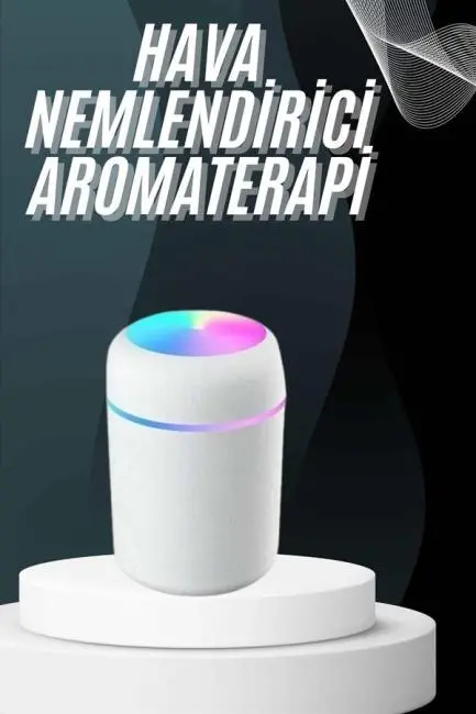 Hava Nemlendirici Buhar Makinesi Led Işıklı USB Dekoratif Nemlendirici