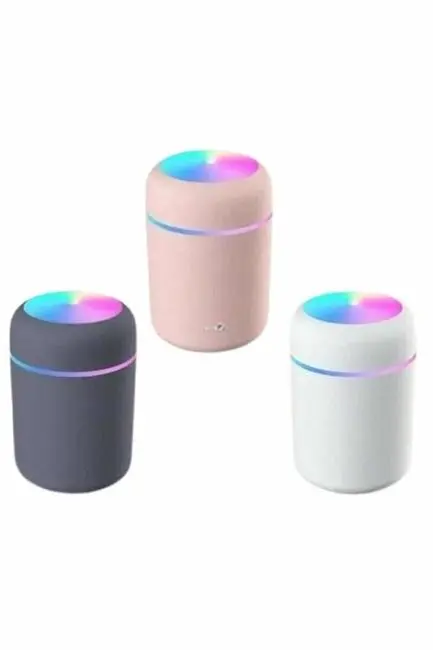 Hava Nemlendirici Buhar Makinesi Led Işıklı USB Dekoratif Nemlendirici