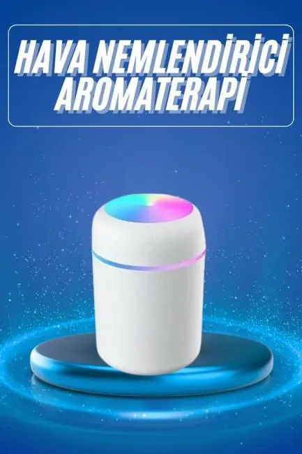 Rgb Işıklı Ulrasonik Ledli Hava Nemlendirici Buhar Makinesi Buhardanlık