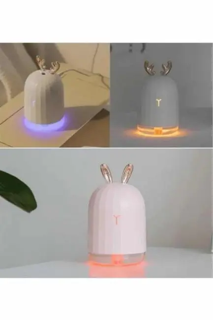 Hava Nemlendirici Ultrasonik Aromaterapi Difüzör Tavşan Nemlendirici