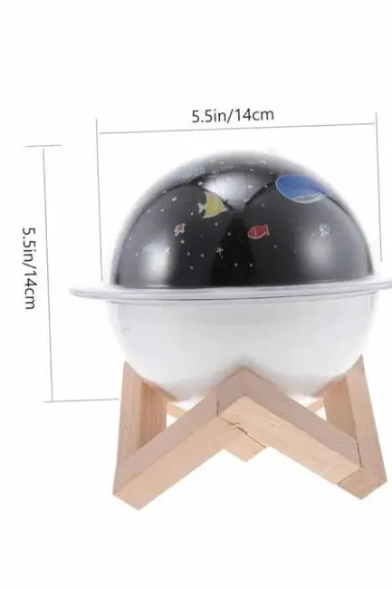 Hava Nemlendirici Led Işıklı Gece Lambası Yıldız Görünümlü Renk Değiştiren