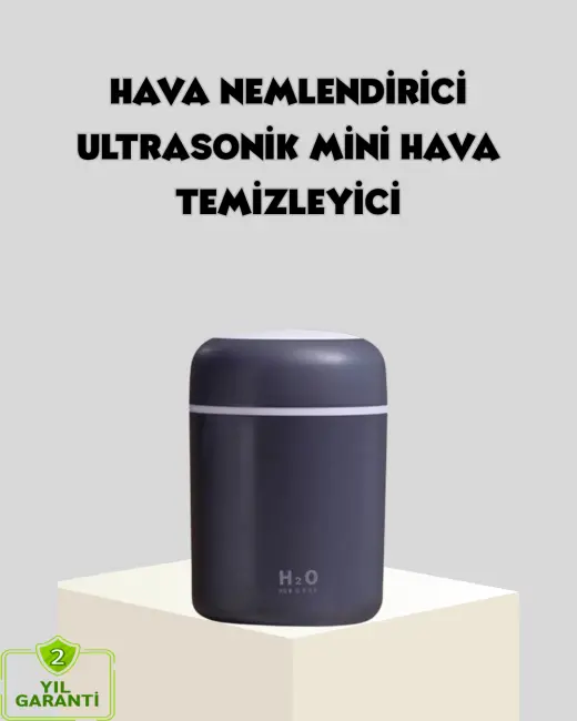 LED Işıklı USB Nemlendirici – Sürekli ve Aralıklı Püskürtme Modu