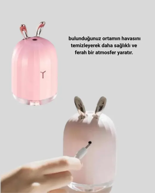 Ultrasonik Hava Nemlendirici – Sessiz Çalışan Su Bazlı Ferahlatıcı Buhar Difüzör