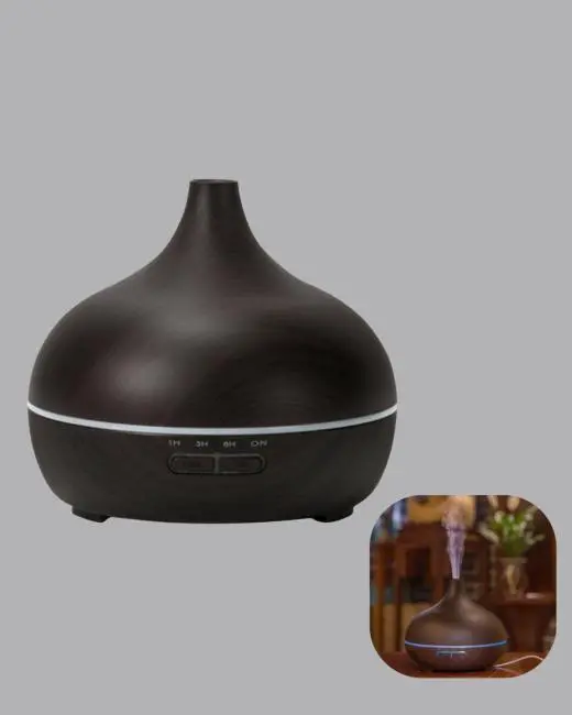 550 ml Büyük Su Hazneli Ultrasonik Nemlendirici ve Aromaterapi Difüzörü