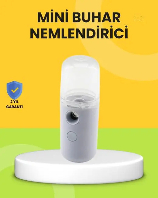 Kablosuz Şarjlı Buharlı Nemlendirici – Enerji Tasarruflu Taşınabilir Cilt Bakım Cihazı