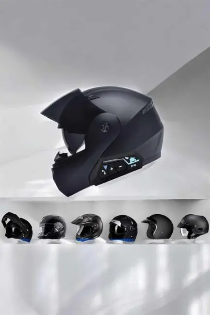 Kask Kulaklığı Motosiklet Intercom Interkom Dinleme Konuşma Özellikli Su Geçirmez
