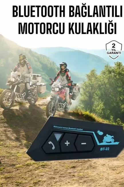 İnterkom Intercom Kask Kulaklık Bt22 Bluetooth Motosiklet Kulaklık 5.0 Bluetooth