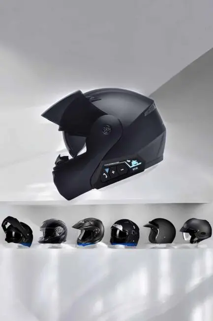Kask Kulaklığı Motosiklet Intercom Interkom Dinleme Konuşma Özellikli Su Geçirmez