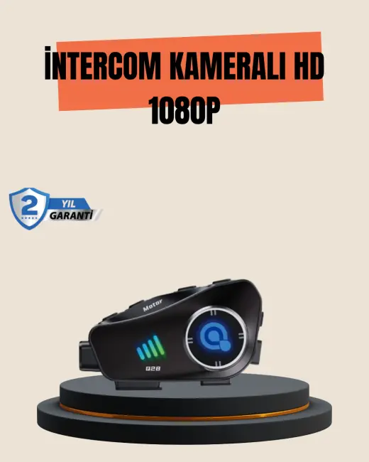 Q28 Motosiklet Kask Bluetooth Kulaklık  Full HD 1080P Kamera