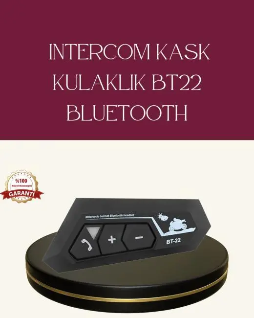 Motosiklet Sürüşleri İçin BT22 Kask Bluetooth Kulaklık Mikrofonlu