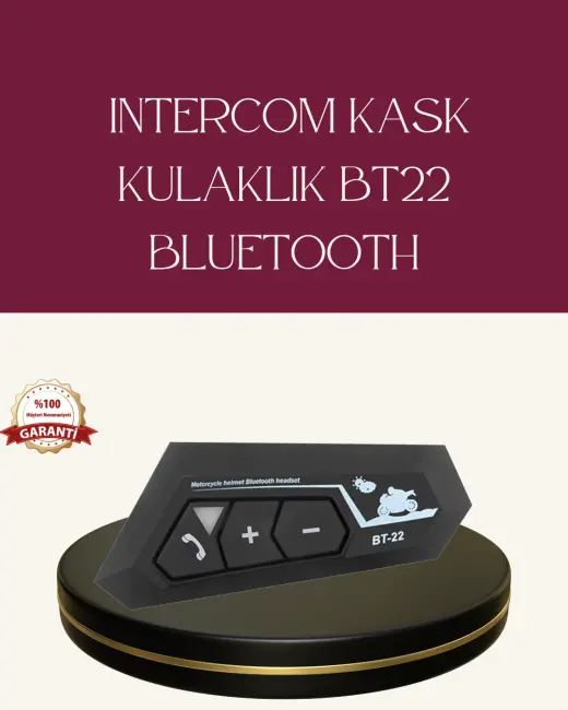 Motosiklet Sürüşleri İçin BT22 Kask Bluetooth Kulaklık Mikrofonlu