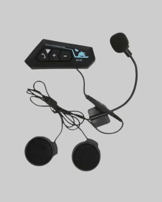 BT22 Kask İçi Bluetooth Kulaklık Hızlı Eşleşme ve Gürültü Önleyici Mikrofon