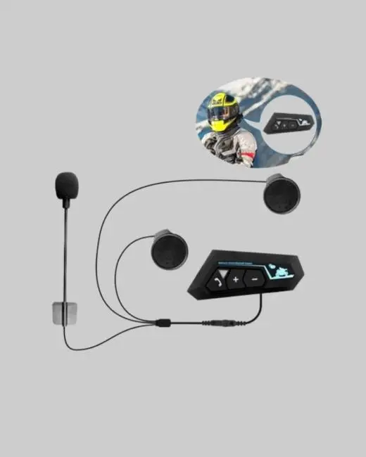 BT22 Kask İçi Bluetooth Kulaklık Hızlı Eşleşme ve Gürültü Önleyici Mikrofon