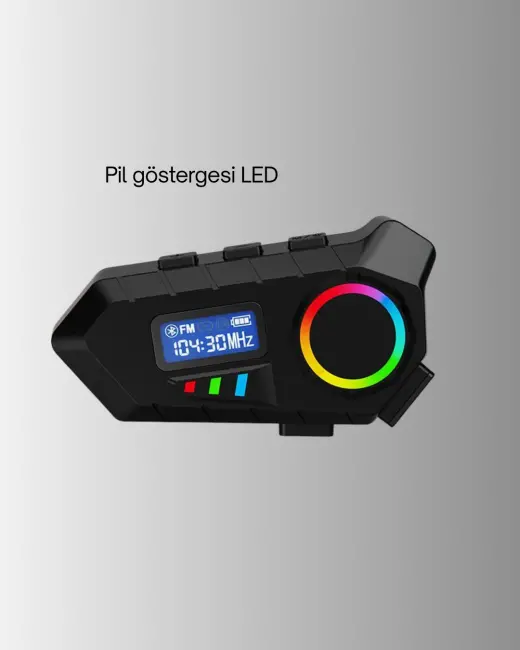 Kablosuz Bluetooth İnterkom IP65 Suya Dayanıklı 40mm HD Ses ve 40 Saat Pil