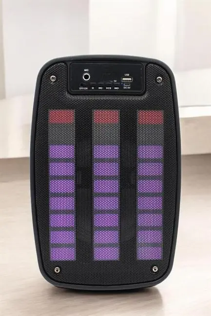 Bluetooth  Hoparlör Mikrofonlu Speaker Taşınabilir Şarjlı