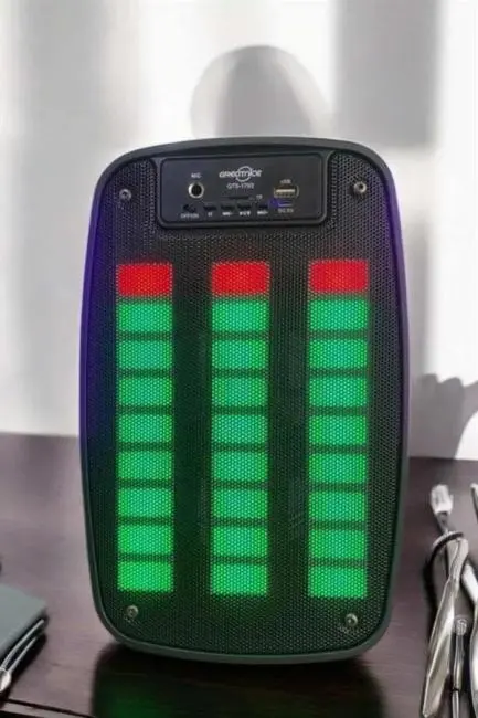 Bluetooth  Hoparlör Mikrofonlu Speaker Taşınabilir Şarjlı