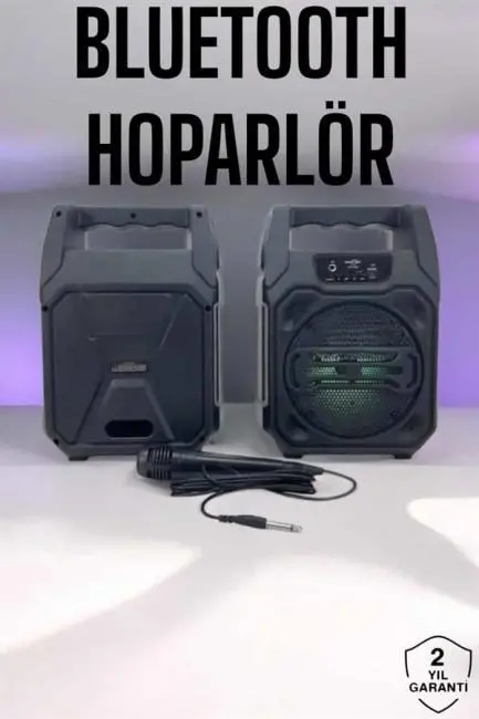 6.5 İnç Kablosuz Hoparlör Bluetooth Bağlantılı Yüksek Ses Kaliteli