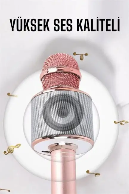 Taşınabilir Bluetooth Karaoke Mikrofon: Hafıza Kart Girişli Etkileyici Performans