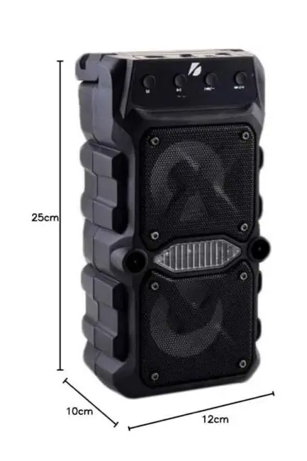 Bluetooth Hoparlör Çift Mikrofonlu Güçlü Ses Kaliteli Kesintisiz Kablosuz