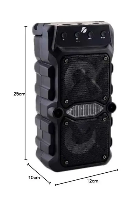 Bluetooth Hoparlör Çift Mikrofonlu Güçlü Ses Kaliteli Kesintisiz Kablosuz