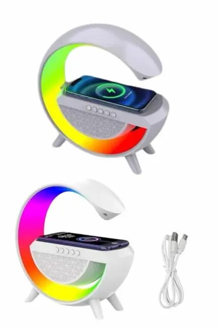 Yeni Nesil Bluetooth Hoparlör Speaker 5.0 Taşınabilir G Şeklinde Powerbankli