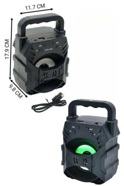 Kablosuz Bluetooth Hoparlör Ses Bombası RGB Işıklı Taşınabilir Yüksek Ses Kaliteli