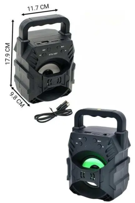 Kablosuz Bluetooth Hoparlör Ses Bombası RGB Işıklı Taşınabilir Yüksek Ses Kaliteli